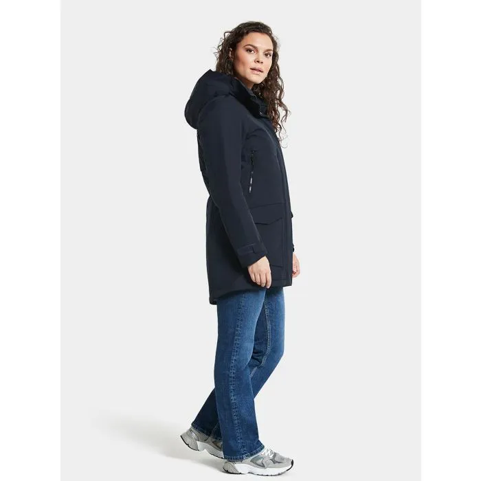 Didriksons Frida 6 Womens Parka - Dark Night Blue