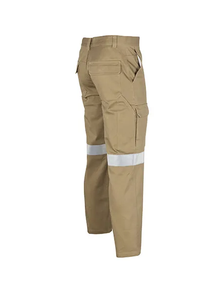 DNC Cotton Drill Cargo Trousers With 3M RT (3319)