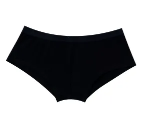 Dream Apparel Plain Black Men's Underwear Boxer Low Rise Brief Underpants Shorts