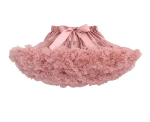 Dusty Pink Fluffy Layered Tutu Skirt -  Girls Ballerina Pettiskirt