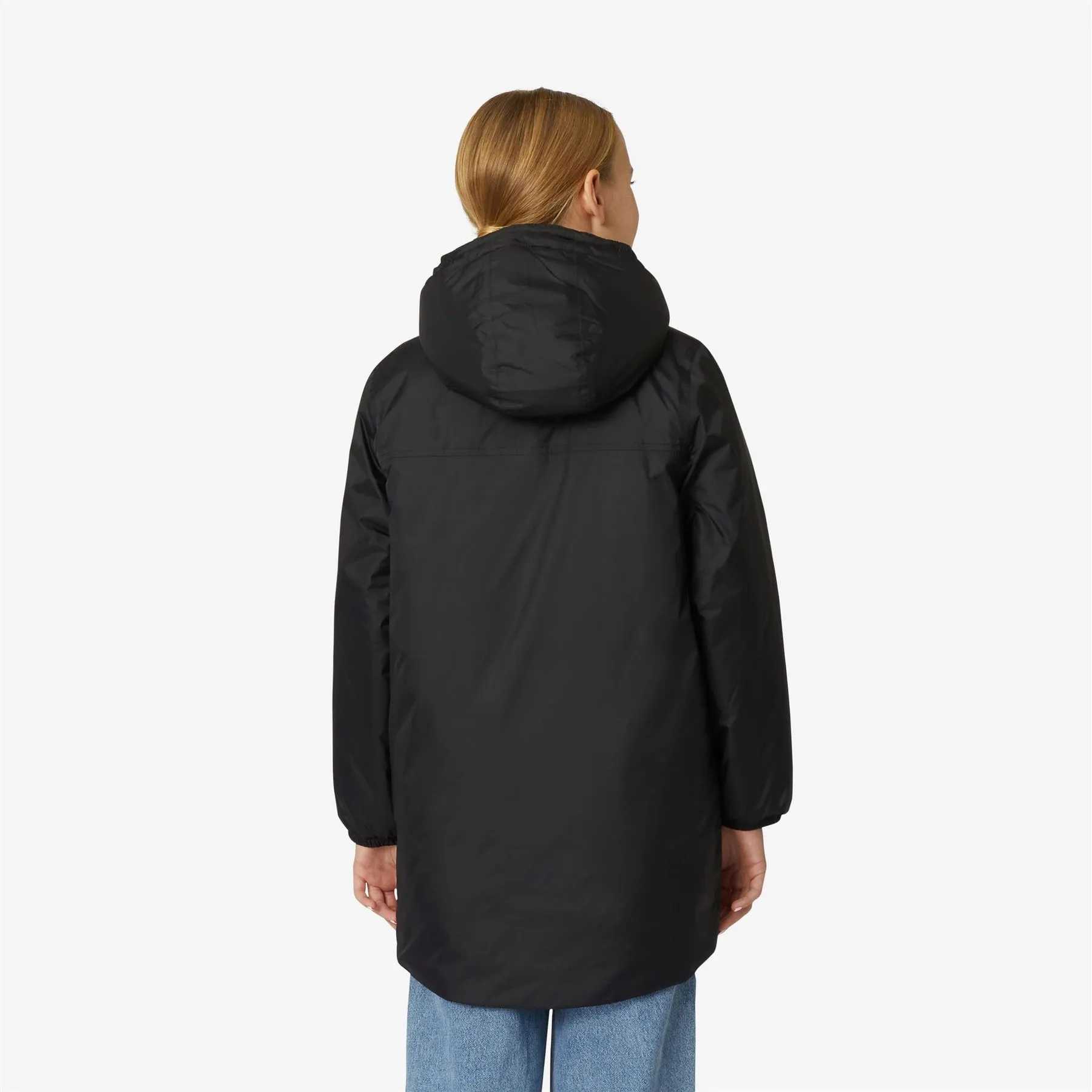 Eiffel Orsetto - Kids Sherpa Lined Waterproof Jacket in Ecru - Black Pure