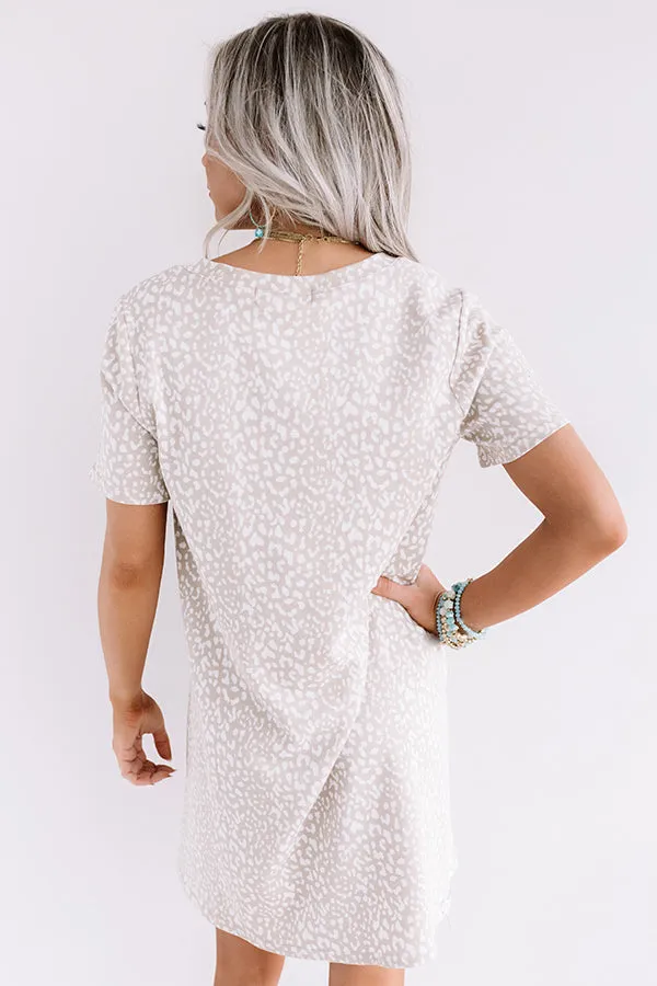 Far And Away Cheetah Print Shift Dress