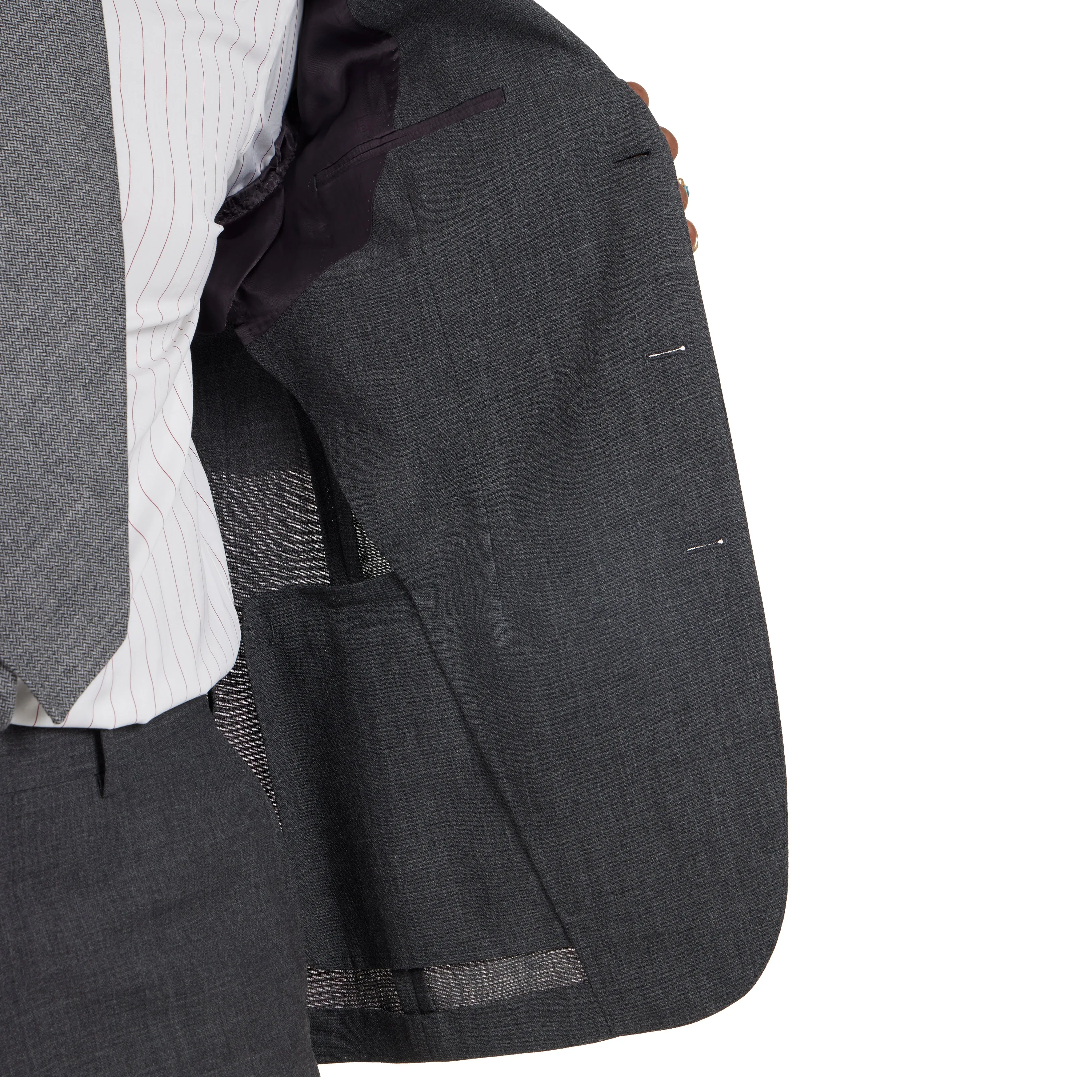 First Class High-twist Wool Model 3A Suit