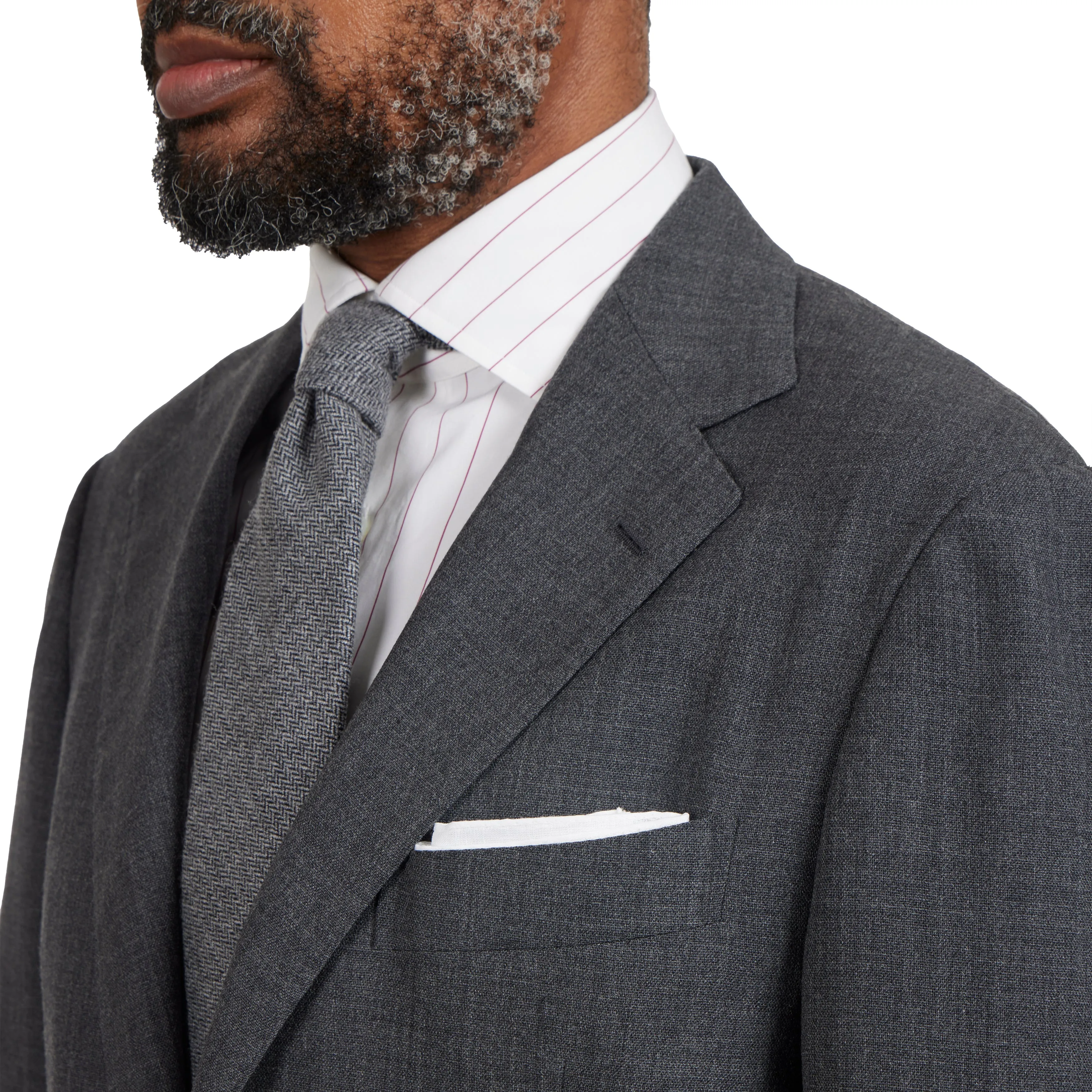 First Class High-twist Wool Model 3A Suit