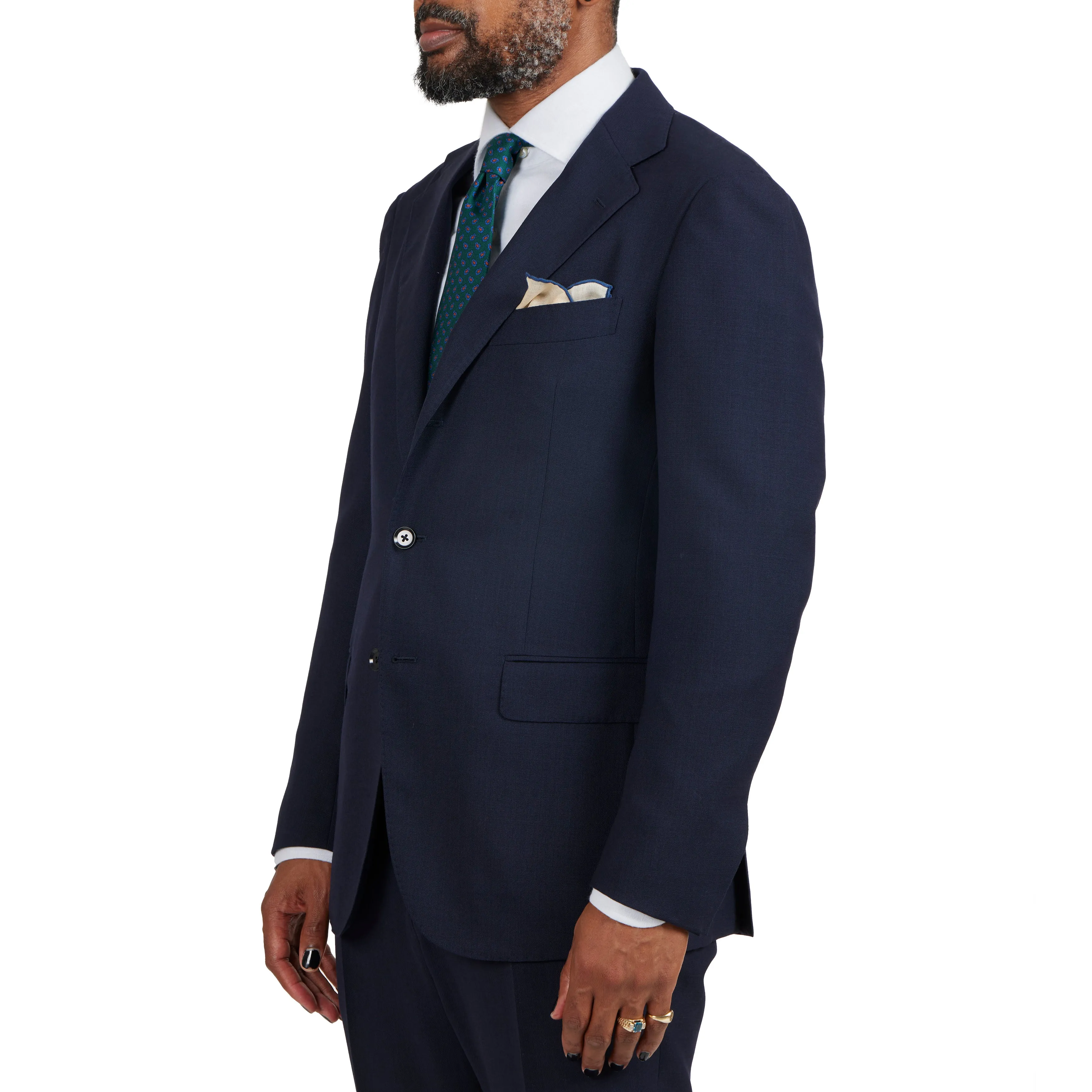 First Class High-twist Wool Model 3A Suit