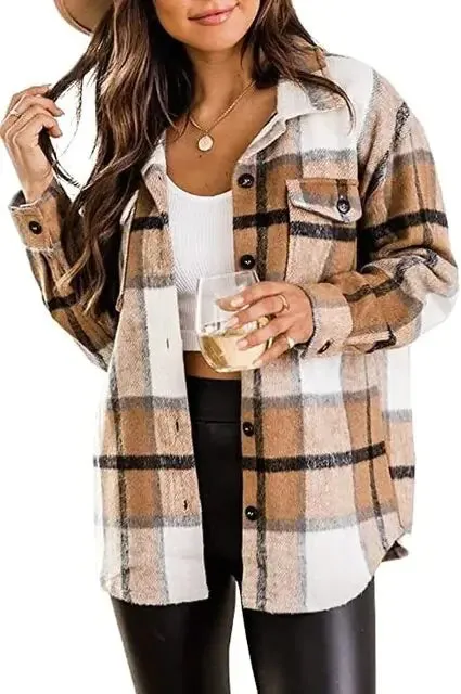 Flannel Casual Plaid Jacket