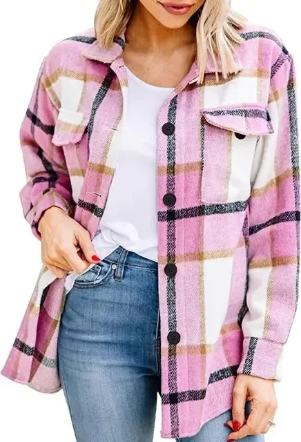 Flannel Casual Plaid Jacket