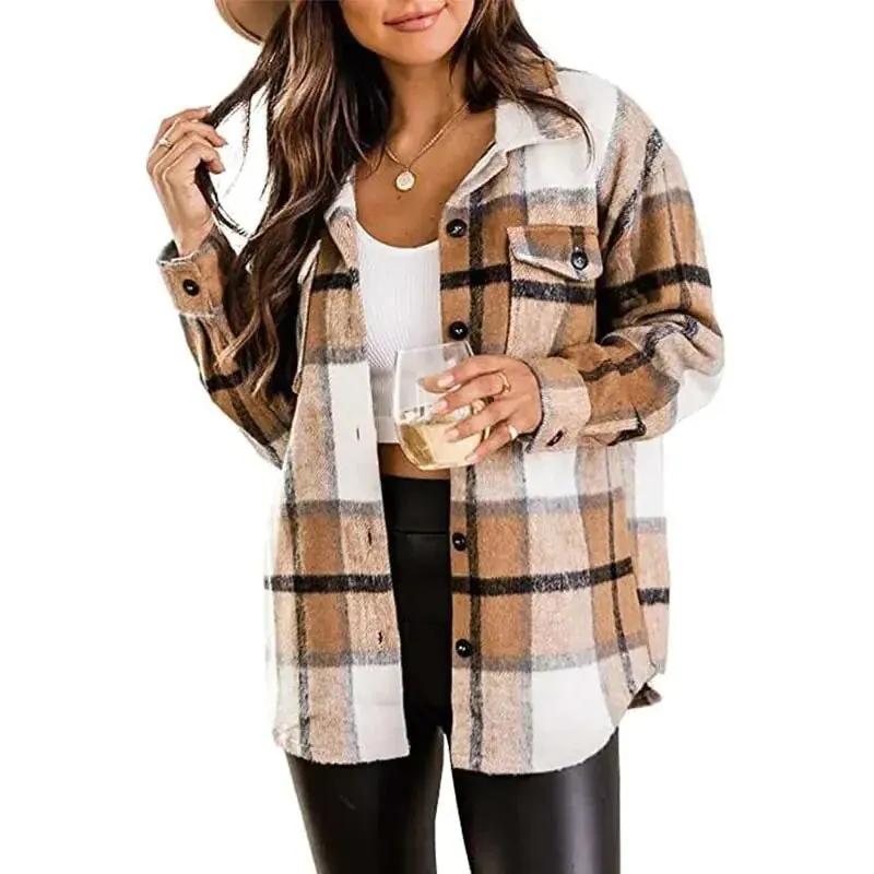 Flannel Casual Plaid Jacket