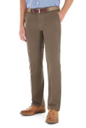 GURTEEN Trousers - Longford Autumn Stretch Cotton Chinos – Acorn