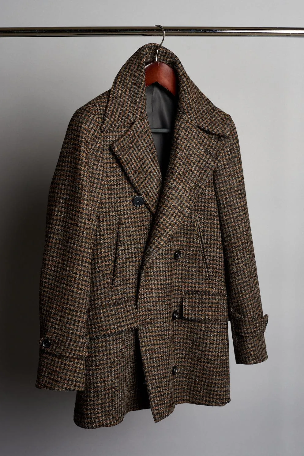 Harris Tweed Peacoat