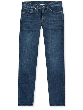 Hayes Slim Fit Jeans Dark Blue