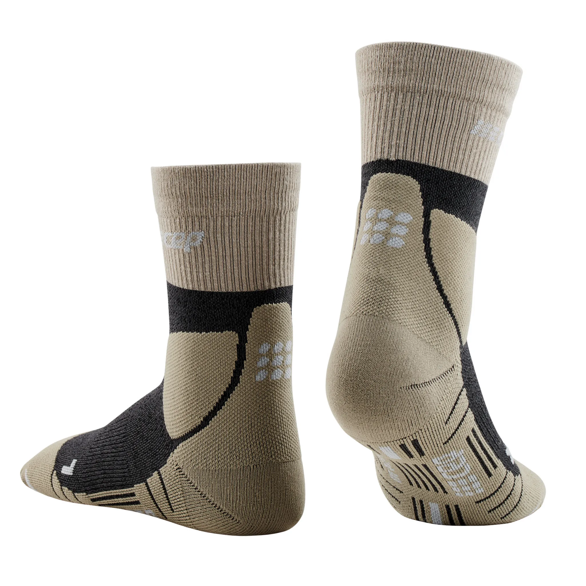 Hiking Merino Mid Cut Compression Socks for Men