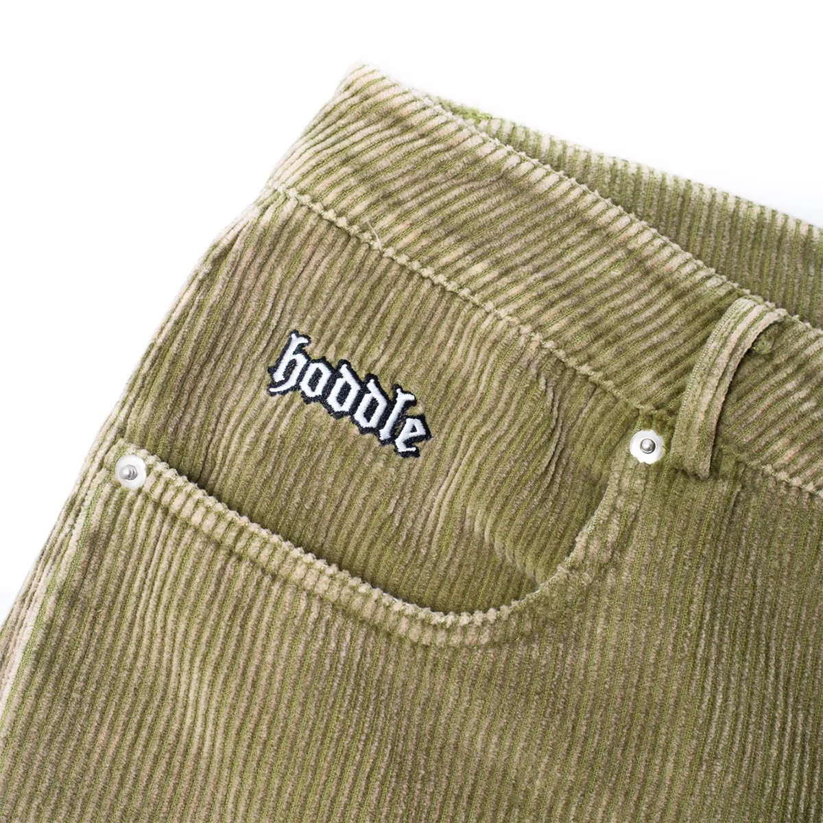 Hoddle - Ranger Cord Pants Green Wash