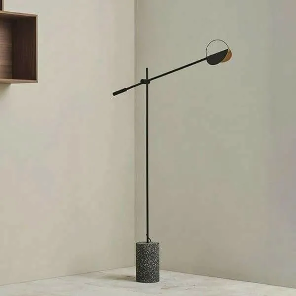 Irvetta - Scandinavian Stone Base Floor Lamp