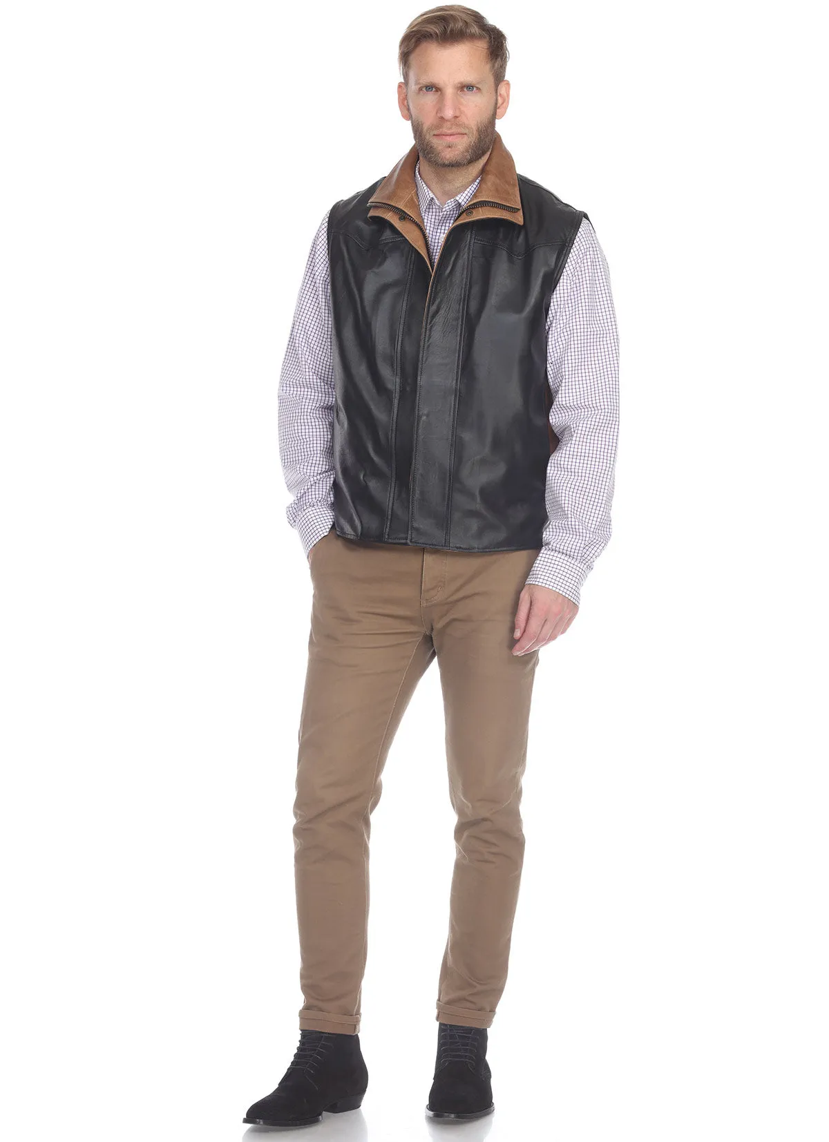 Jackson Concealed-Carry Men's Vest in Buffalo From The Yellowstone Collection