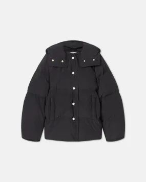 Jolyn - Tech Poplin Puffer Jacket - Off Black