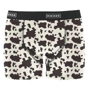 KicKee Pants Cow Print Men's Boxer Brief