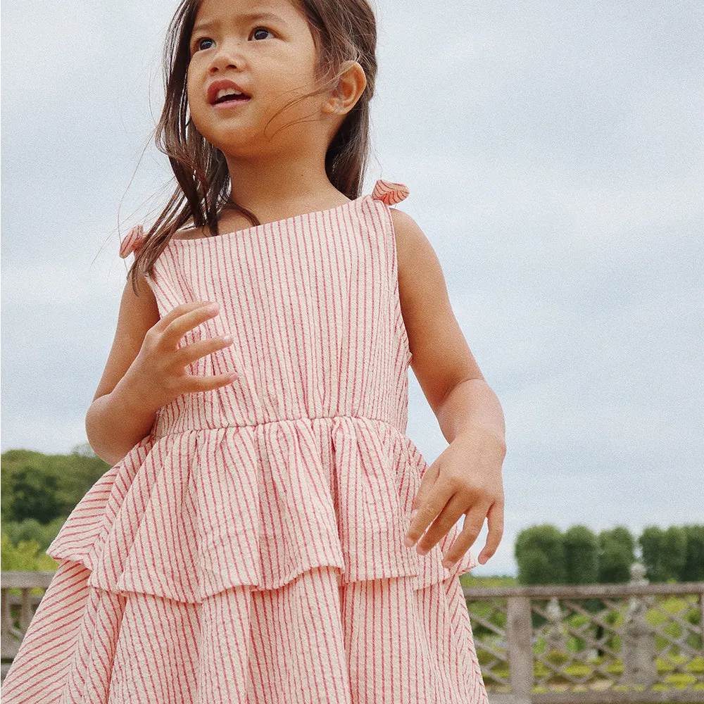 Konges Sloejd :: Ellie Dress Gots Amour Stripe