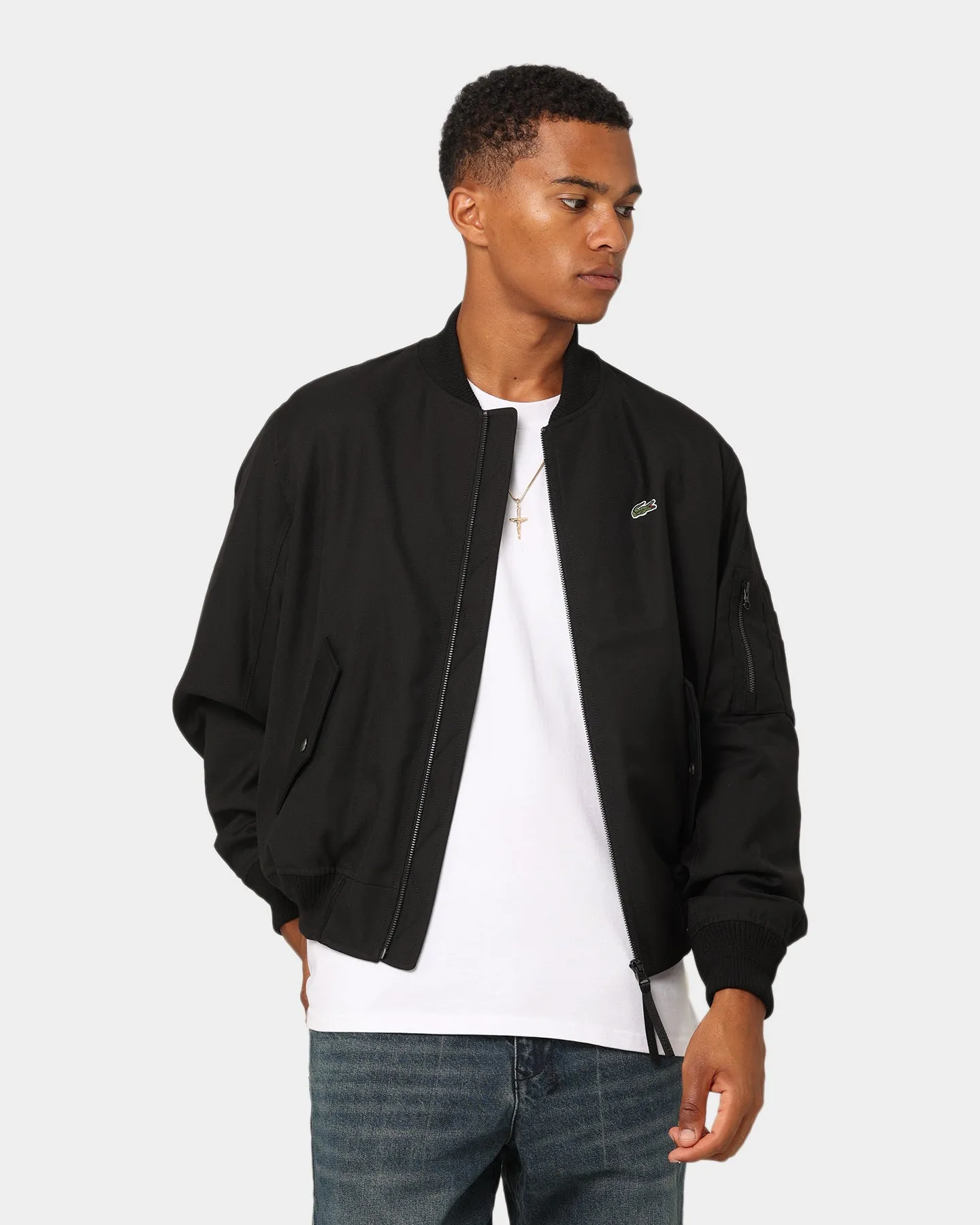 Lacoste Graphic Icons Bomber Jacket Black