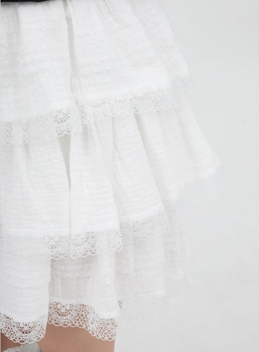 Layered Frill Mini Skirt BM308