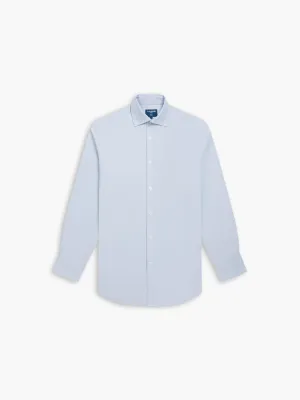 Light Blue Oxford Slim Fit Button Down Collar Casual Shirt