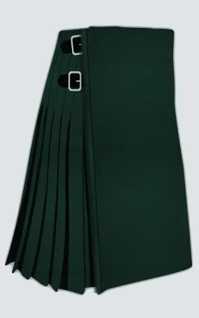 Light  Green Scottish Men's Traditional Kilt with Premium Craftsmanship - American Kilt Crafts