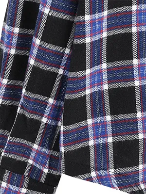 Lined Flannel Jacket Hoodie