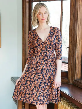 Mata Traders Callie Wrap Dress Auburn