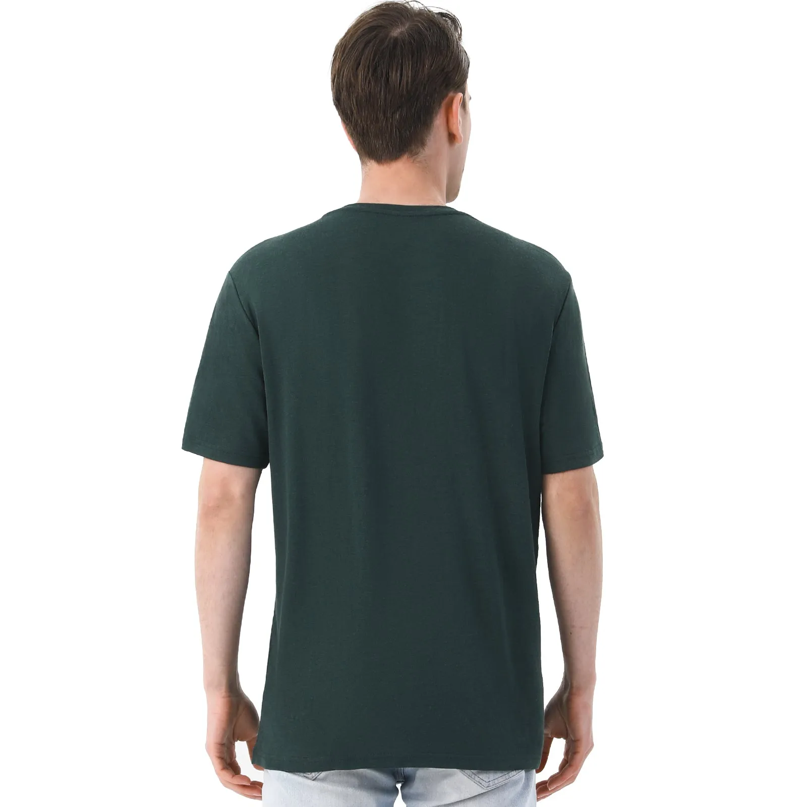 Men's Merino 170g Classic Short Sleeve T-Shirt Dark Green