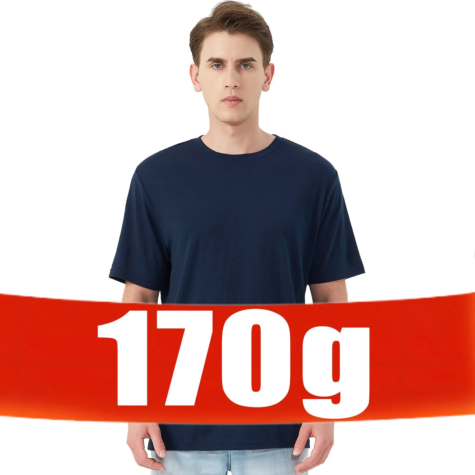 Men's Merino 170g Classic Short Sleeve T-Shirt Navy