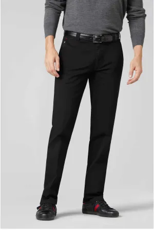 Meyer - Roma Cotton Chinos, Black