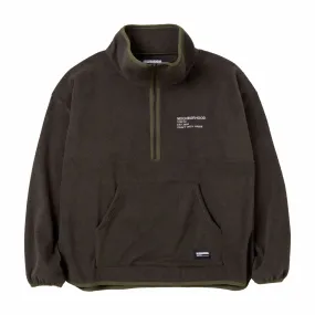 Neighborhood Fleece Half Zip Shirt LS (Olive Drab)