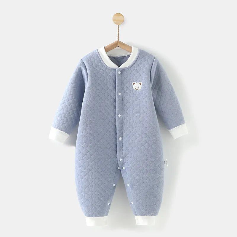 Newborn Baby Thermal Underwear Jumpsuit