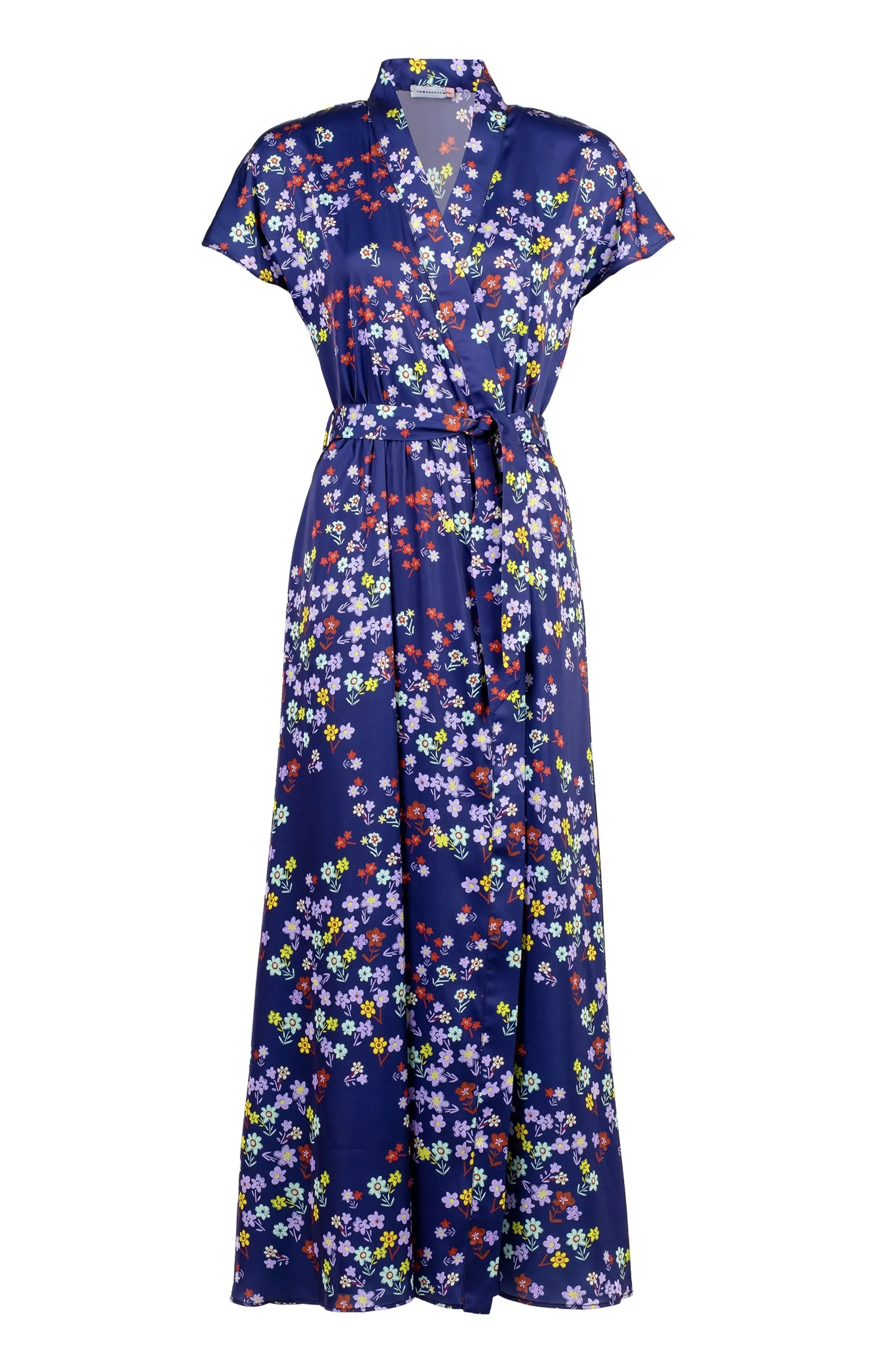 Neysa Full Length Kimono Dress Meadow