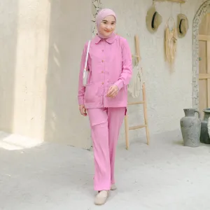 Nuna Set (Set Plisket) Pink Candy