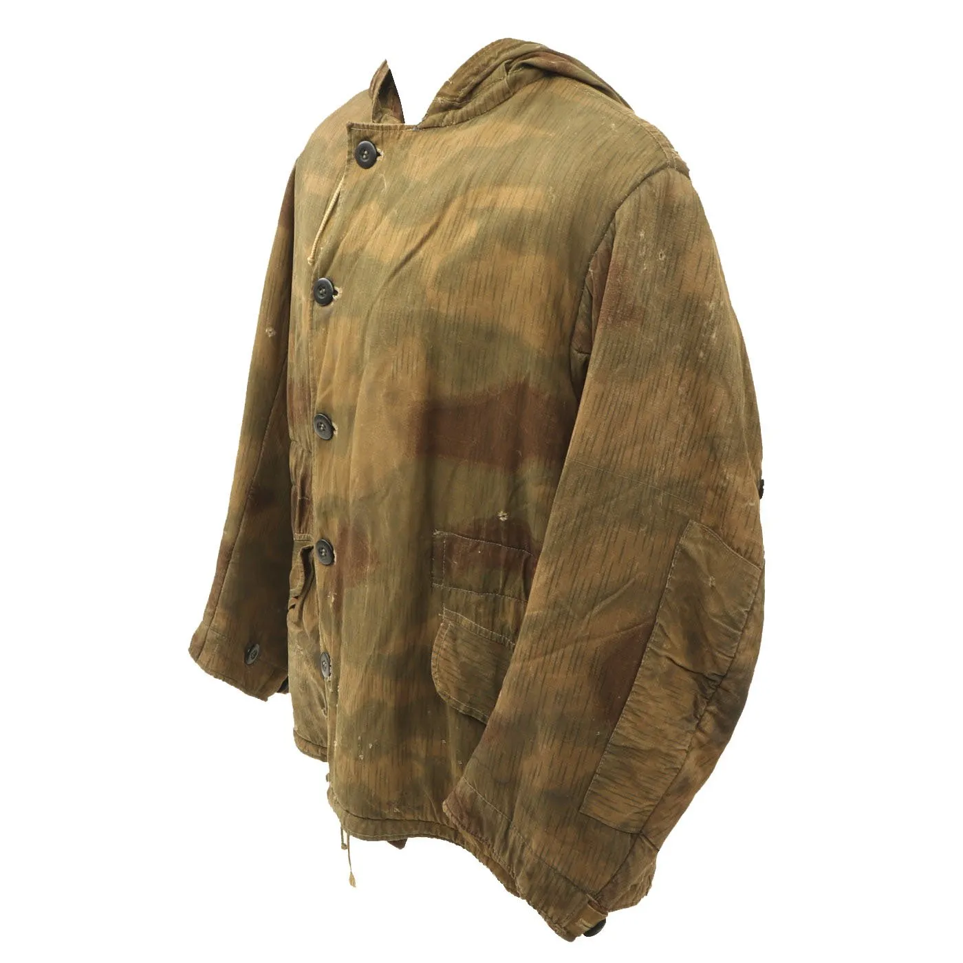 Original German WWII Tan Water Camouflage Pattern Winter Parka