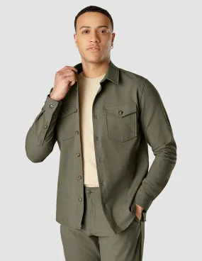 Overshirt Remote Green Melange