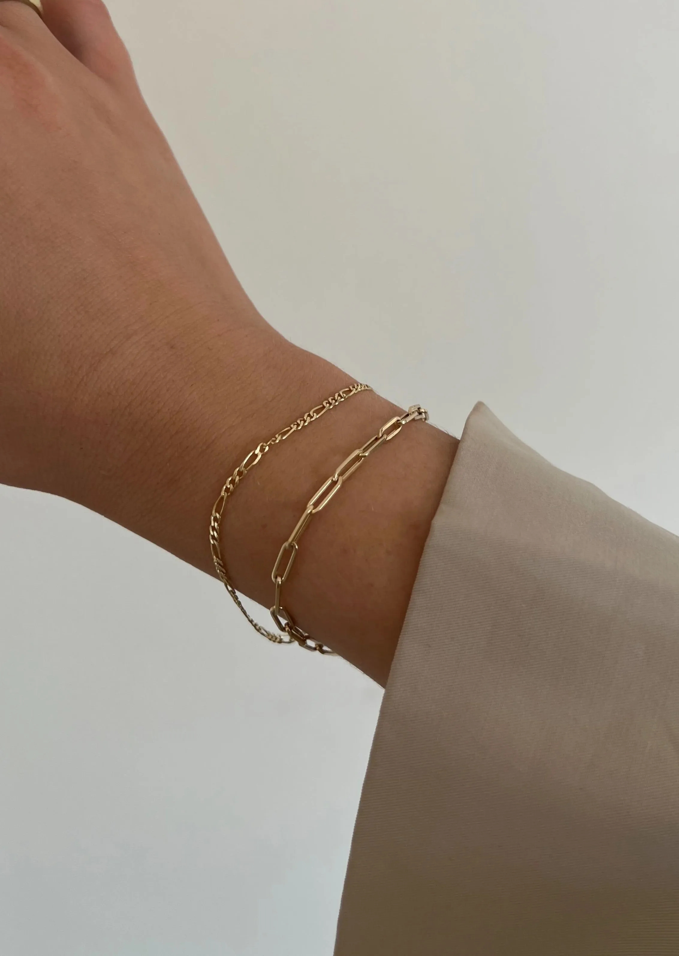 Paperclip Link Chain Bracelet