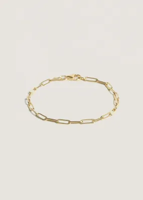 Paperclip Link Chain Bracelet