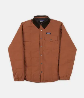 Patagonia Isthmus Quilted Shirt Jacket - Sisu Brown