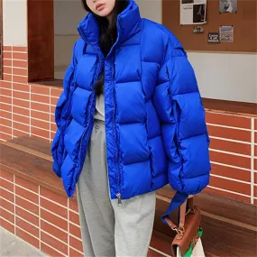 Piumino oversize quadroni super puffy