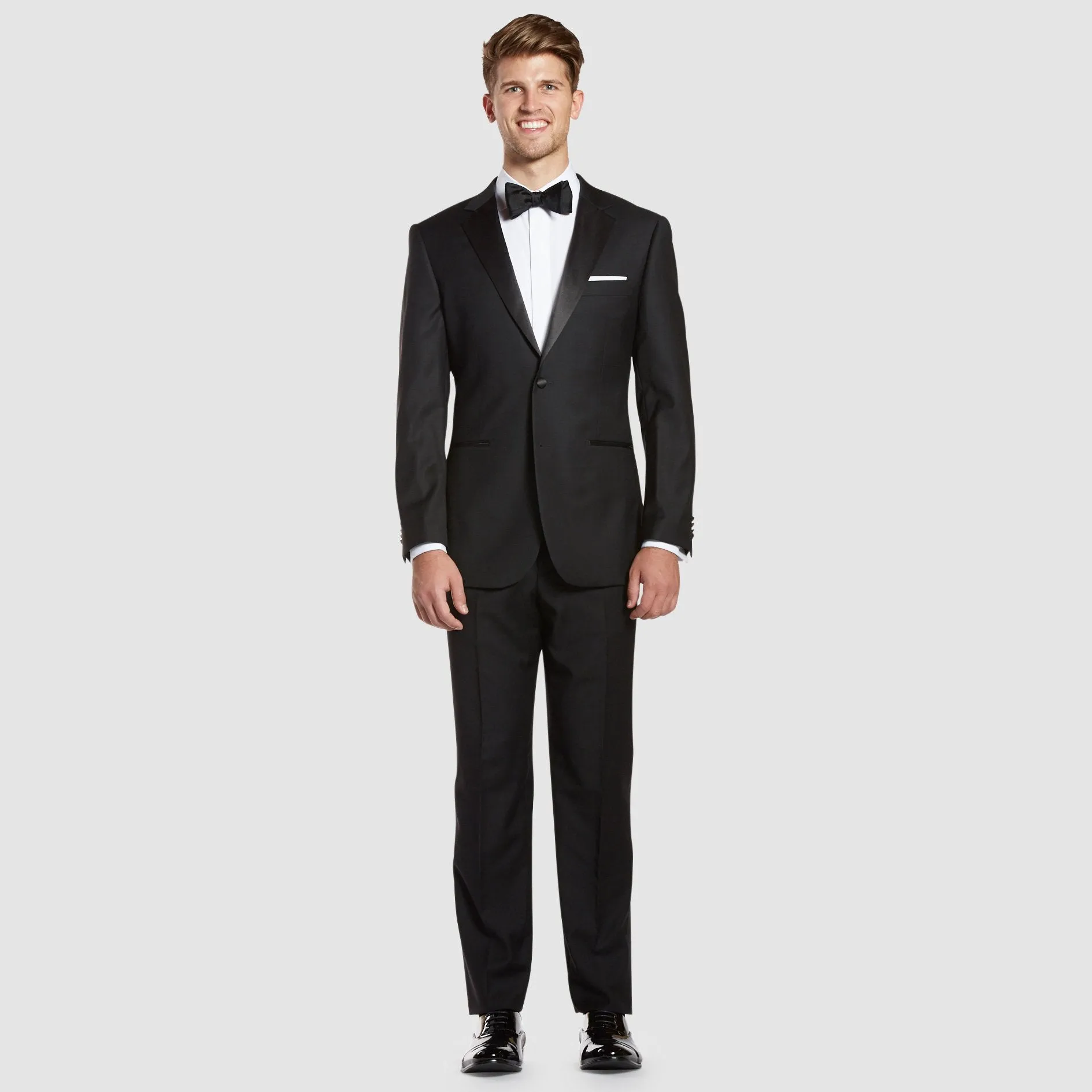 Premium Notch Lapel Black Tuxedo Jacket