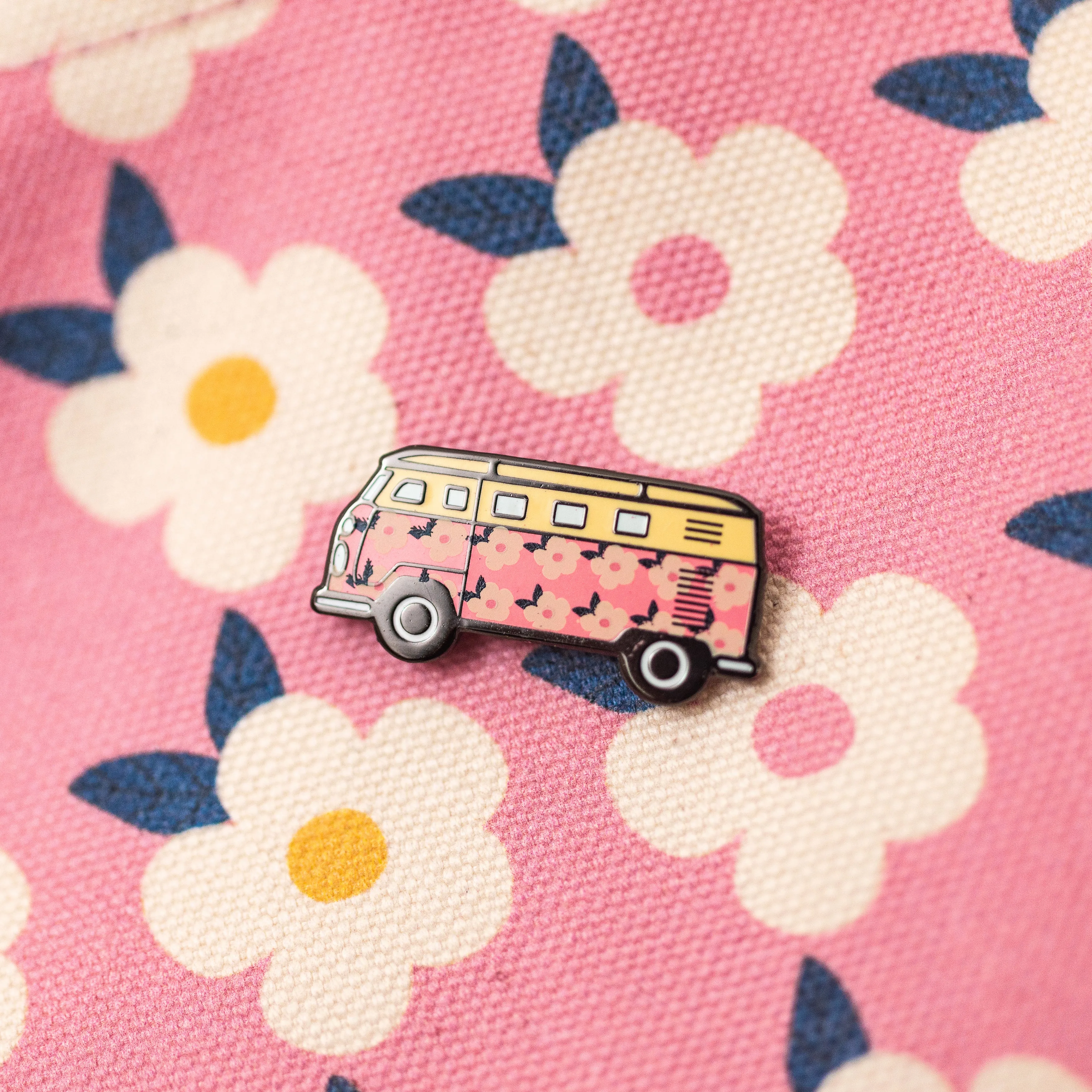 Pretty Pin Badges Retro Inspired - Enamelhappy