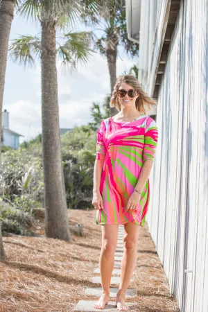 Punchy Palm Dock Dress