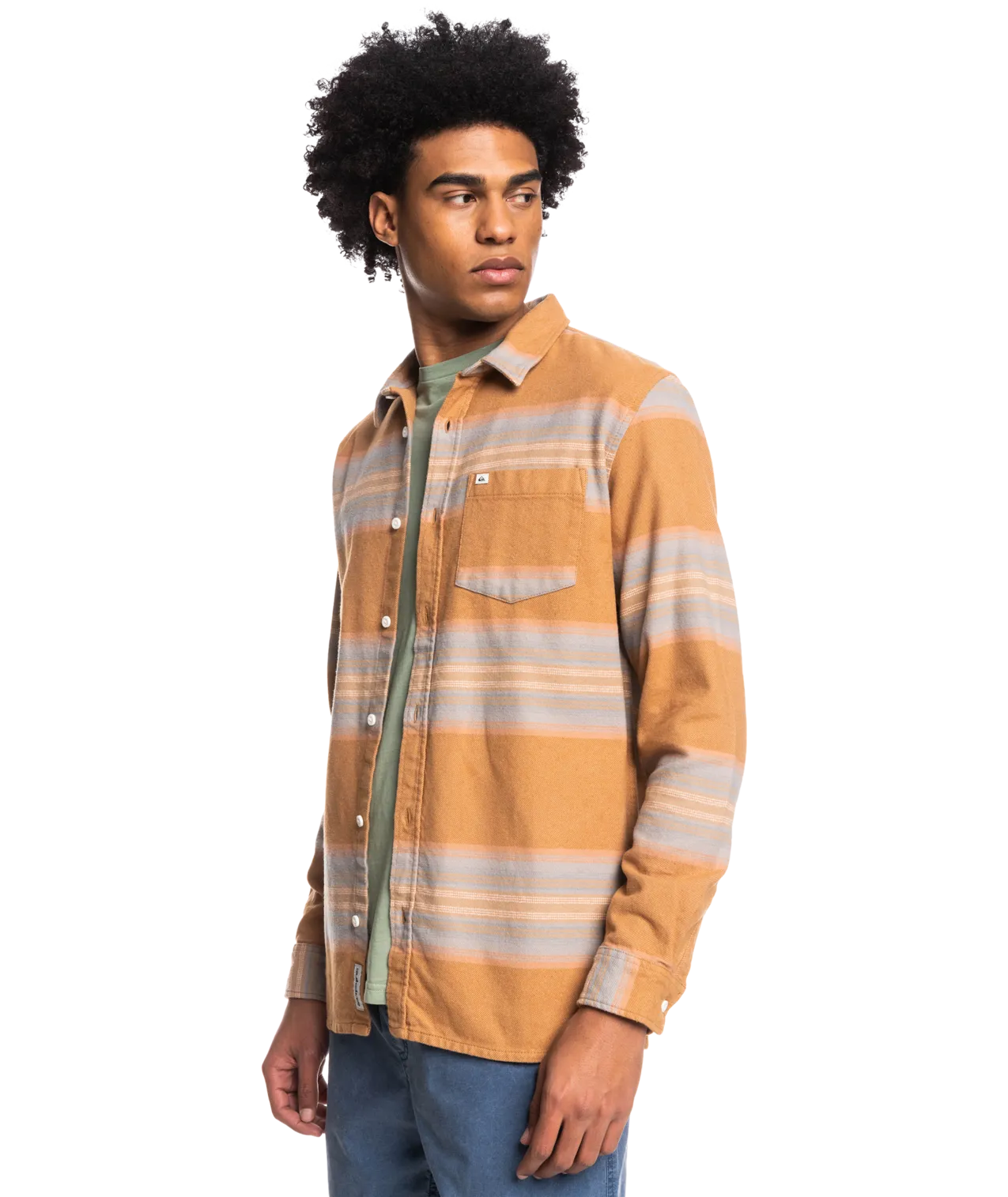 Quiksilver Lyne L/S Shirt-Brown Sugar