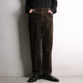 "Lauren RL"paisley corduroy pants