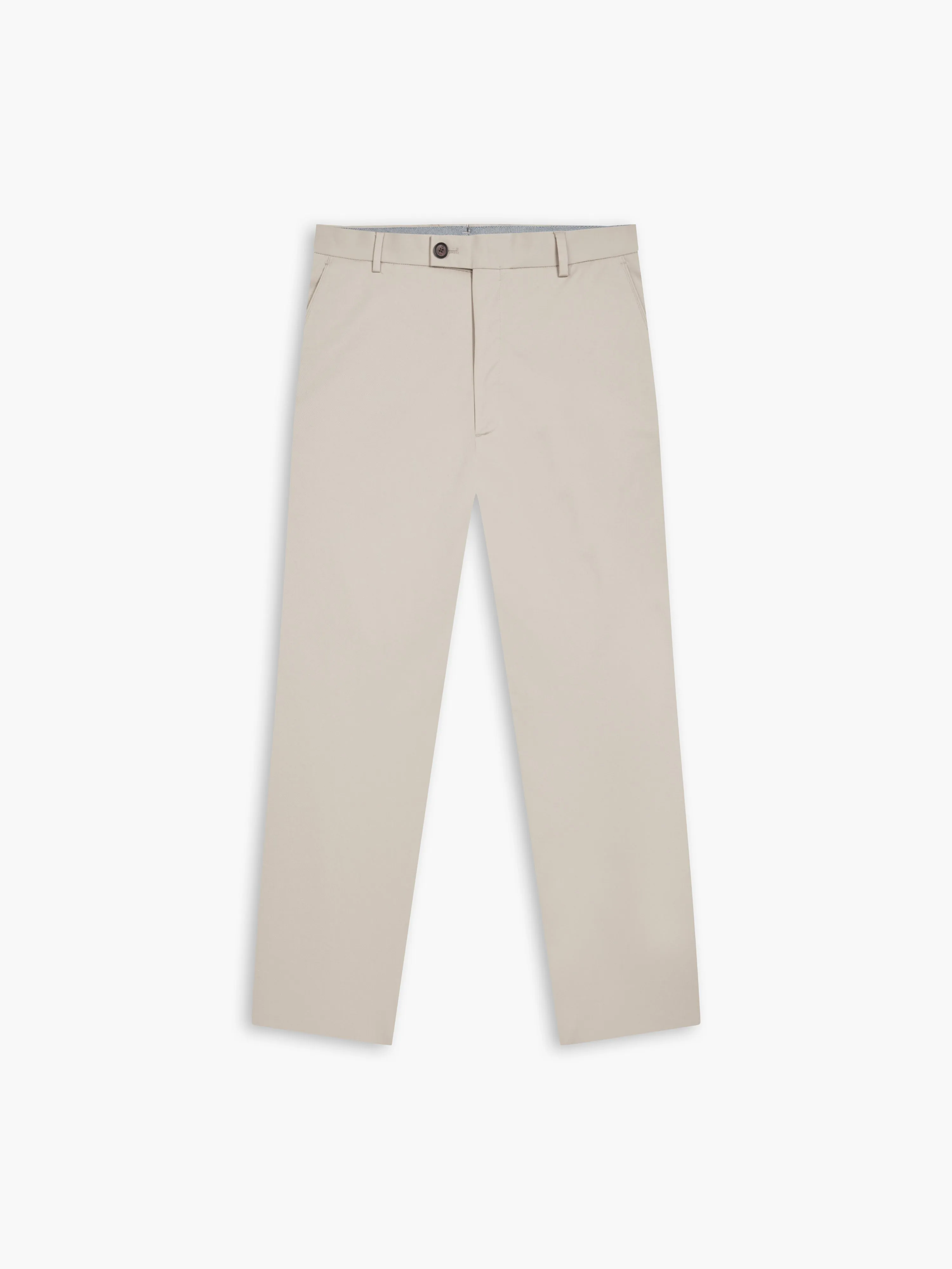 Radcliffe Slim Fit Beige Cotton Stretch Chino