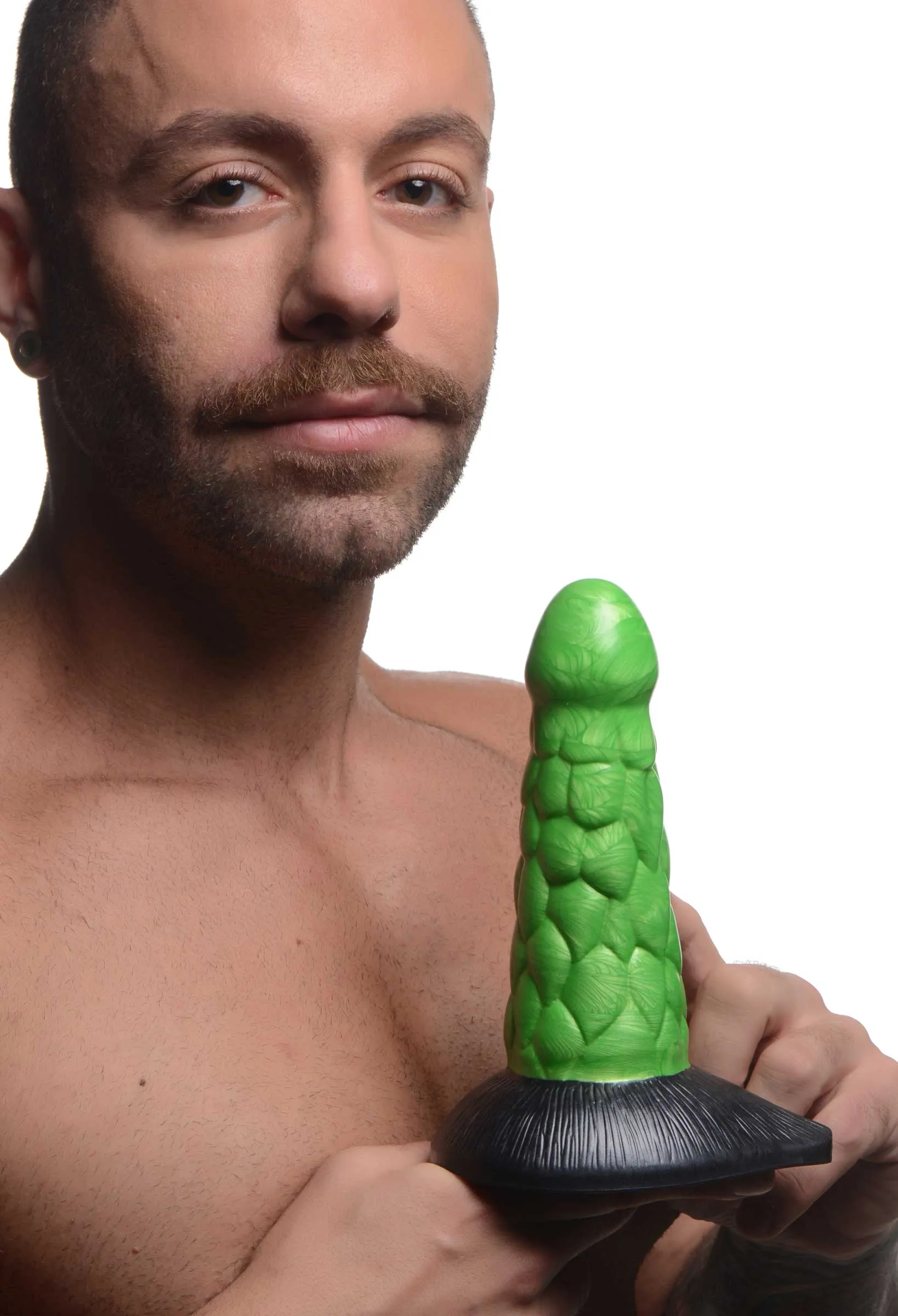 Radioactive Scaly Reptile Thick Dildo