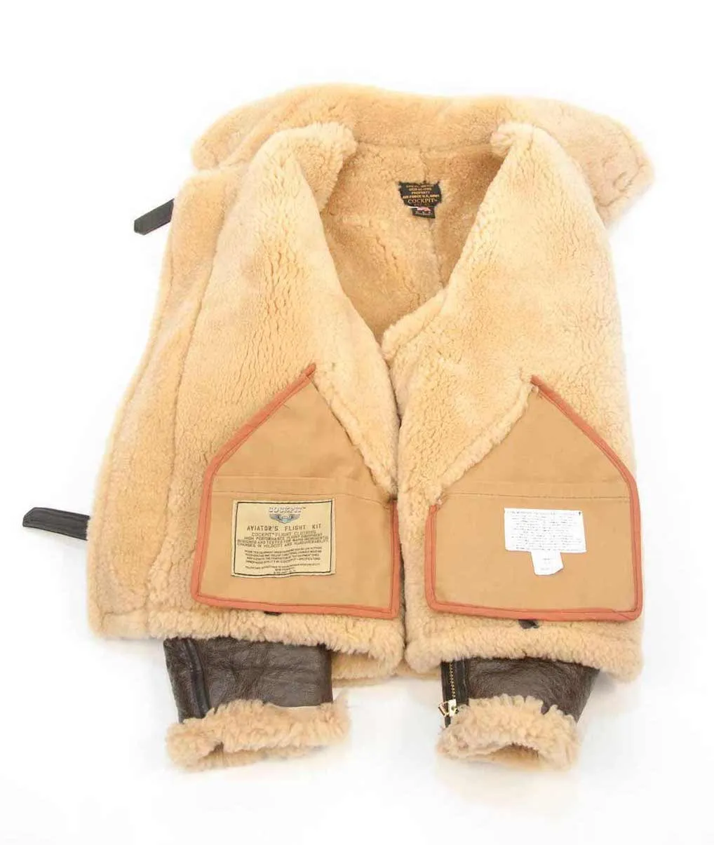 R.A.F. SHEEPSKIN BOMBER JACKET