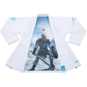 Ragnar The Viking Warrior | Men | Pugnator Series | BJJ GI | White